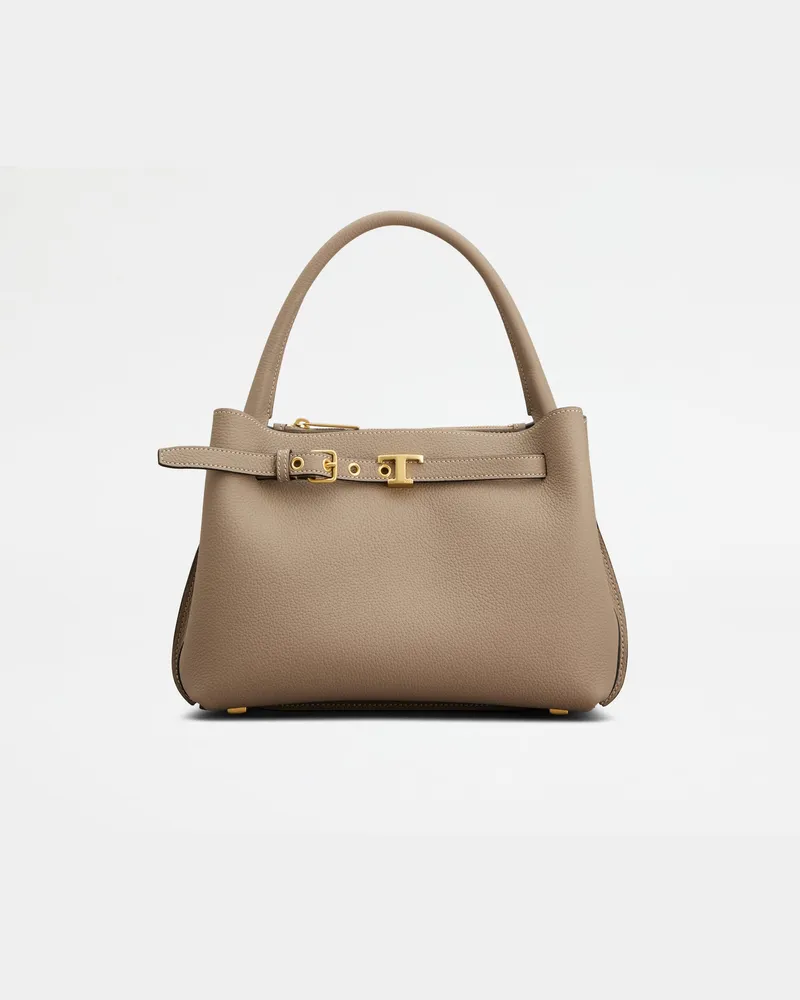TOD'S Handtasche aus Leder Mini, BEIGE,  - Bags Beige