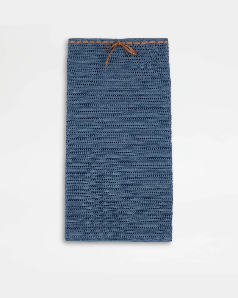 TOD'S Rock aus Crochet, BLAU Skirts Blau