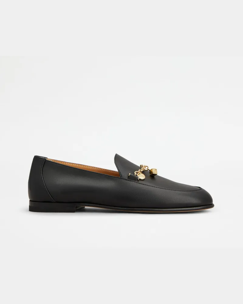 TOD'S Loafers aus Nappaleder, SCHWARZ Shoes Schwarz