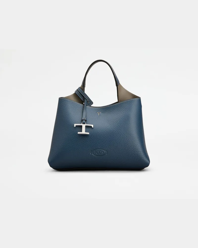 TOD'S Tasche aus Leder Micro, GRAU,BLAU,  - Bags Grau