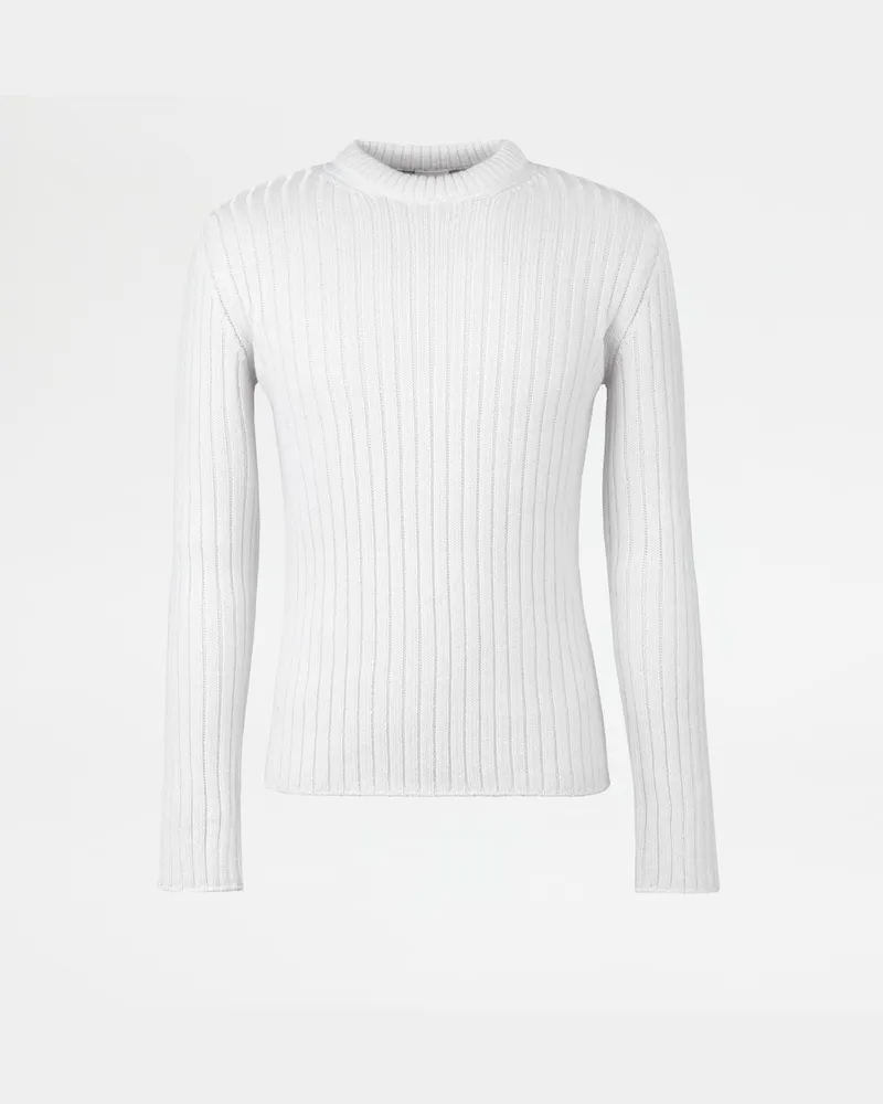 TOD'S Rundhalspullover aus Merinowlle, GRAU, XX - Knitwear Grau