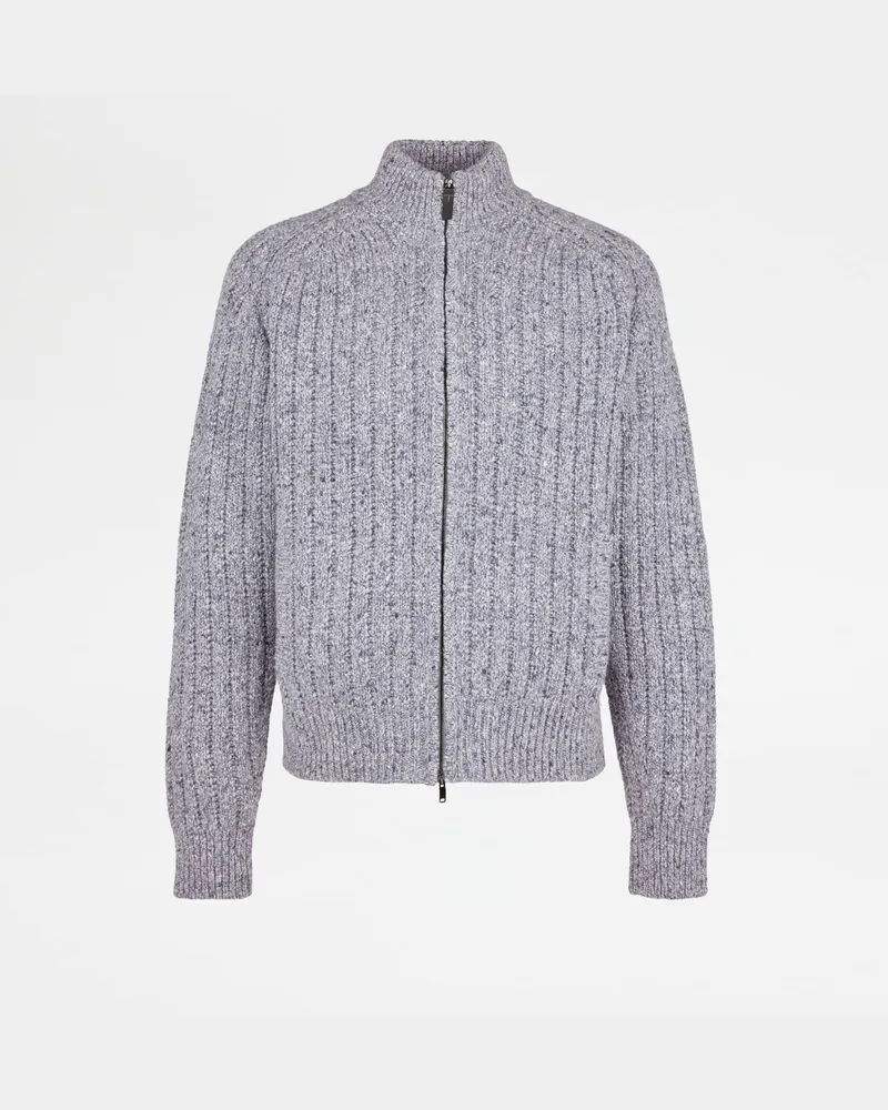 TOD'S Bomberjacke aus einer Kaschmirmischung, BEIGE, XX - Knitwear Beige