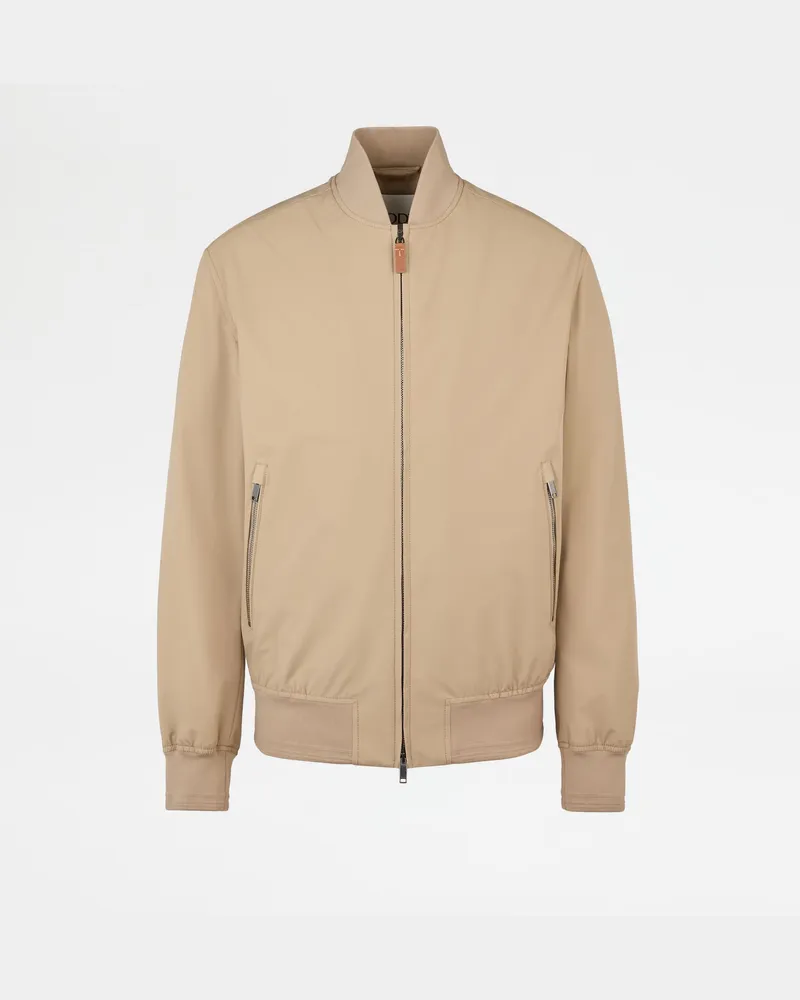 TOD'S Bomberjacke aus technischem Gewebe, BEIGE Coat / Trench Beige