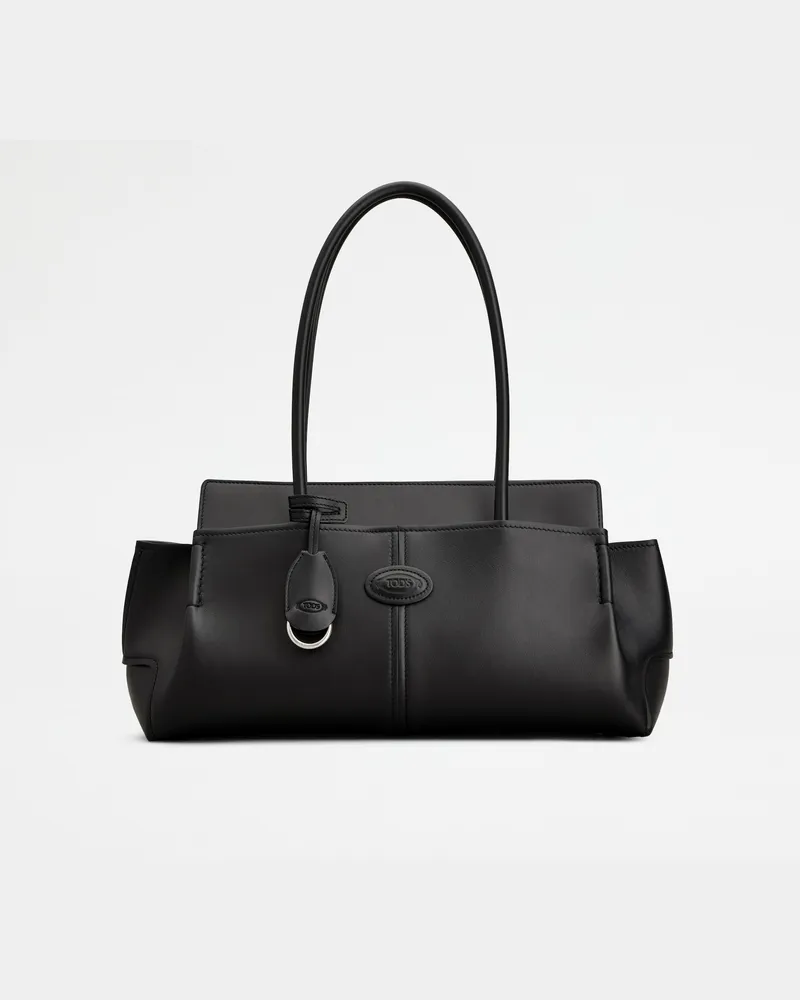 TOD'S Schultertasche aus Leder Small, SCHWARZ,  - Bags Schwarz
