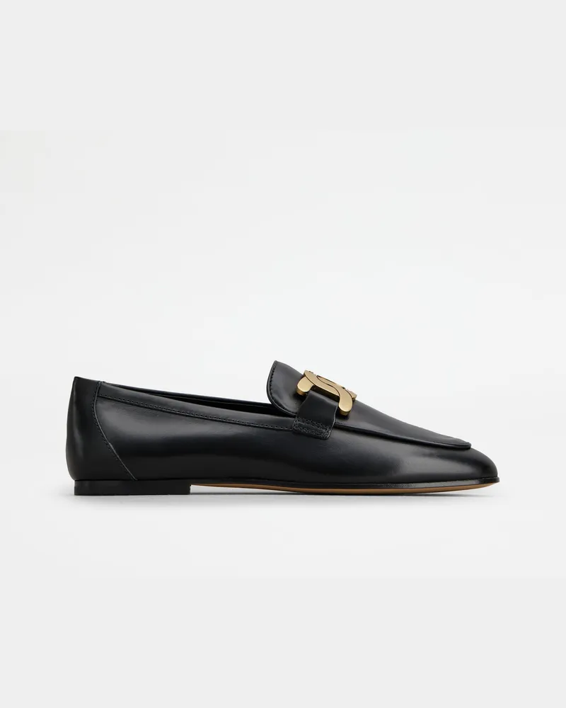 TOD'S Loafer Kate aus Leder, SCHWARZ Shoes Schwarz