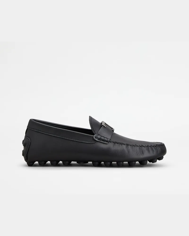 TOD'S Mokassins Gommino Bubble T Timeless aus Leder, SCHWARZ Shoes Schwarz