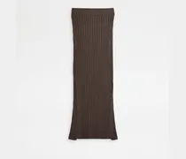 Tod Rock aus Seide, BRAUN Skirts