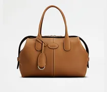 Bauletto-Tasche aus Leder Small, BRAUN,  - Bags