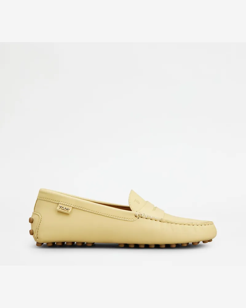 TOD'S Mokassins Gommino aus Leder, GELB Shoes Gelb