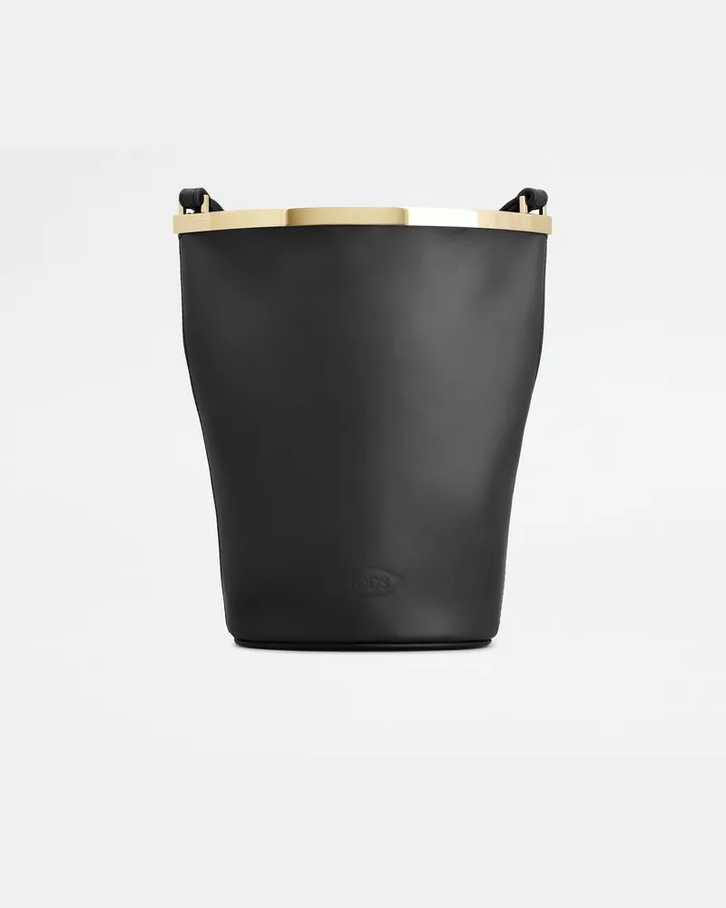 TOD'S Tod’ s Magenta Bag Beuteltasche aus Leder Mini, SCHWARZ,  - Bags Schwarz