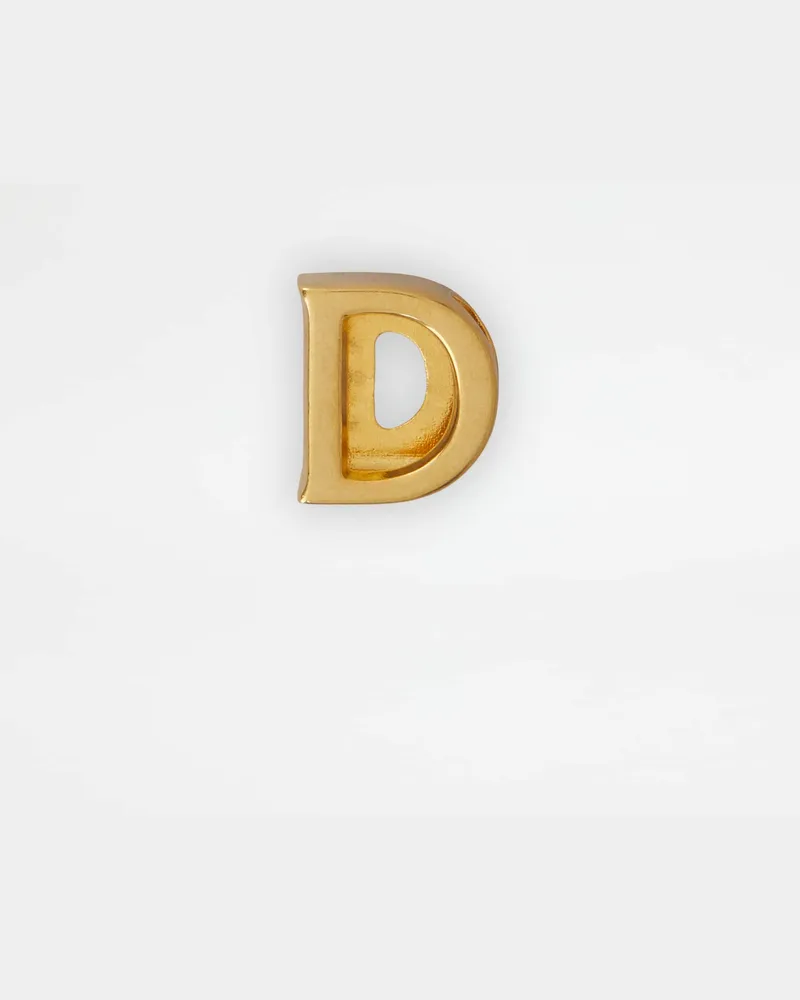 TOD'S Buchstaben-Charm D, GOLD,  - Accessories Gold