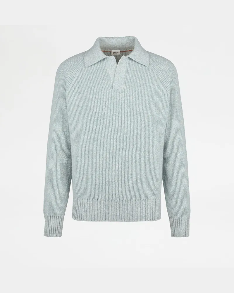 TOD'S Pullover aus einer Kaschmirmischung, HELLBLAU Knitwear Hellblau