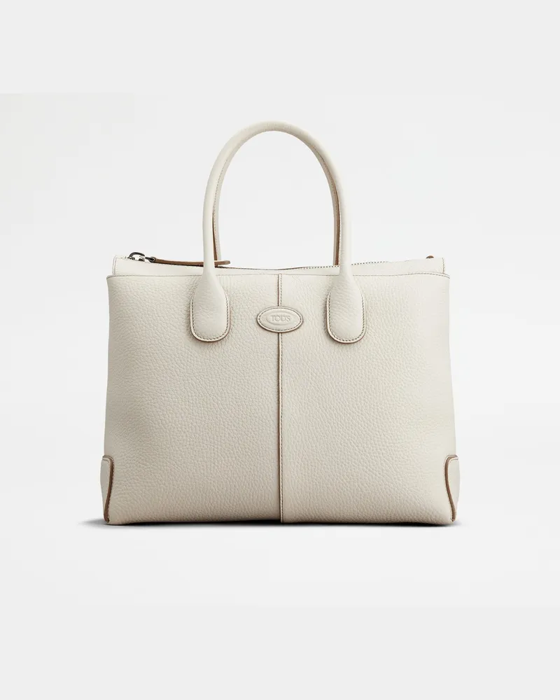 TOD'S Di Bag aus Leder Medium, CREME,  - Bags Creme
