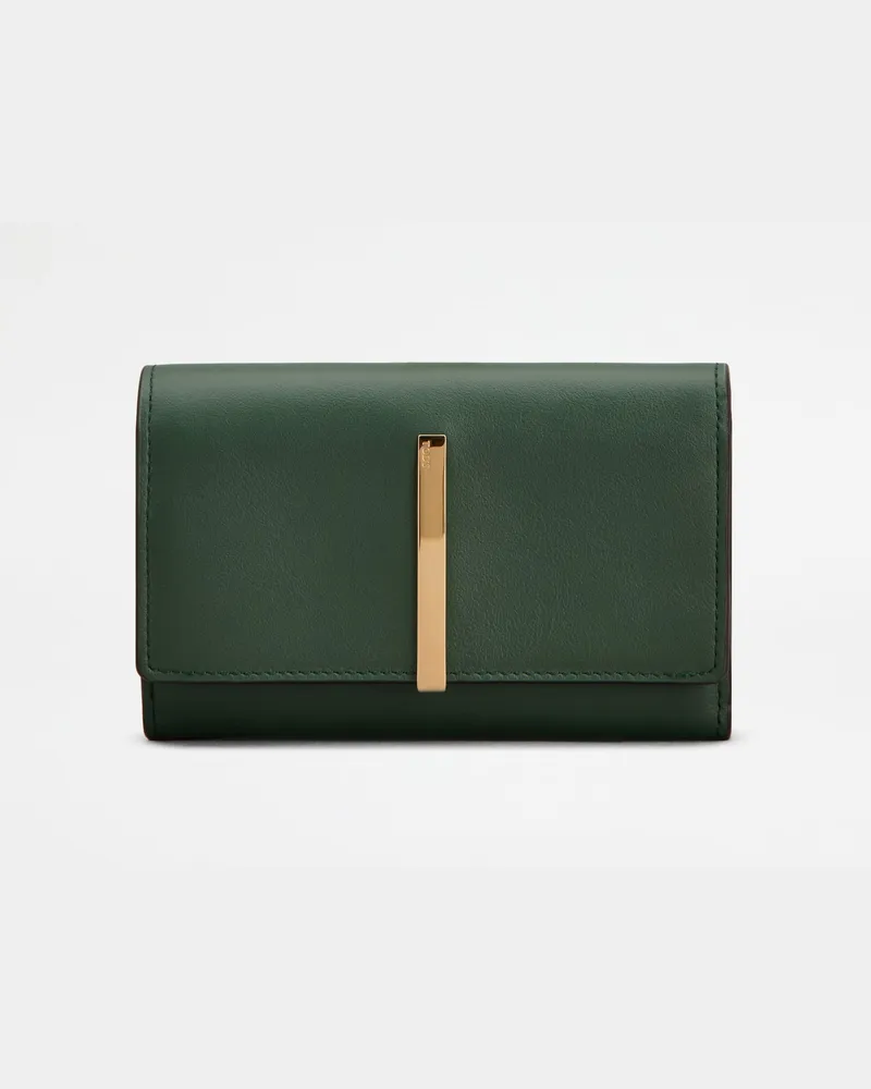 TOD'S Portemonnaie aus Leder, GRÜN,  - Wallets Grün