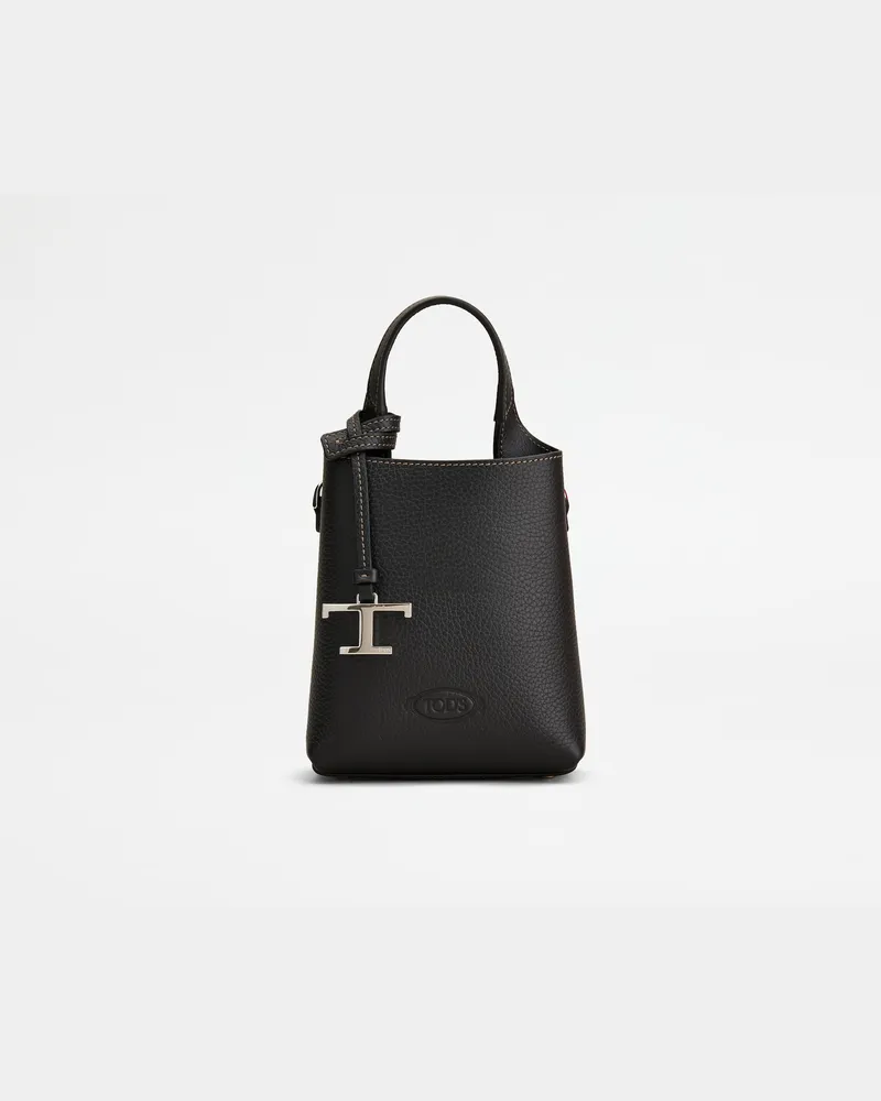 TOD'S Micro Bag Tod's aus Leder, SCHWARZ,  - Bags Schwarz
