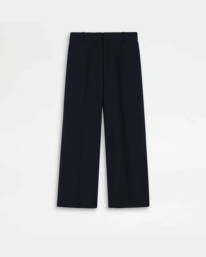 TOD'S Hose aus Wollgabardine, BLAU Trousers Blau