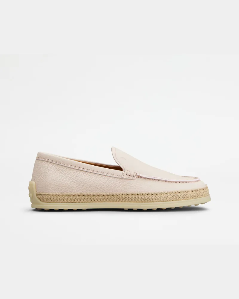 TOD'S Slipper-Loafers aus Leder, ROSA Shoes Rosa