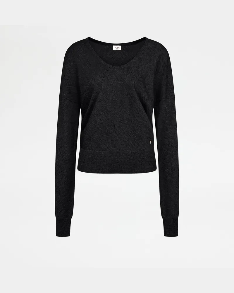 TOD'S Pullover aus einer Seidenmischung, GRAU Knitwear Grau