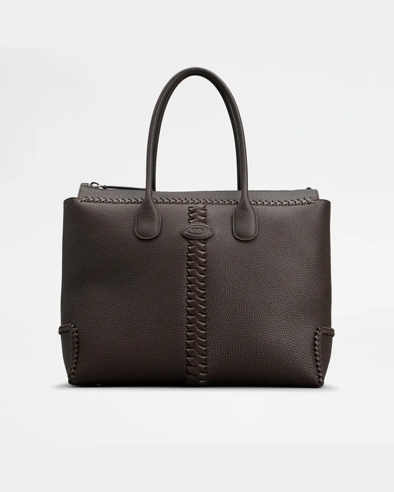 TOD'S Di Bag aus Leder Groß, BRAUN,  - Bags Braun