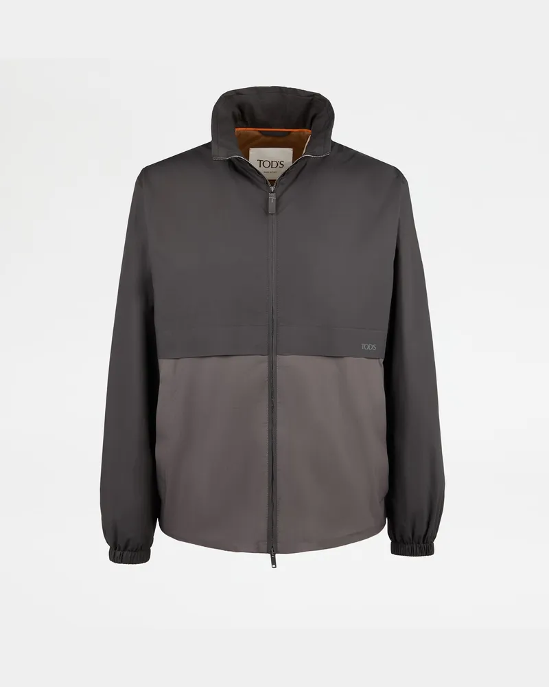 TOD'S Windbreaker aus Baumwolle, GRAU, XX - Coat / Trench Grau