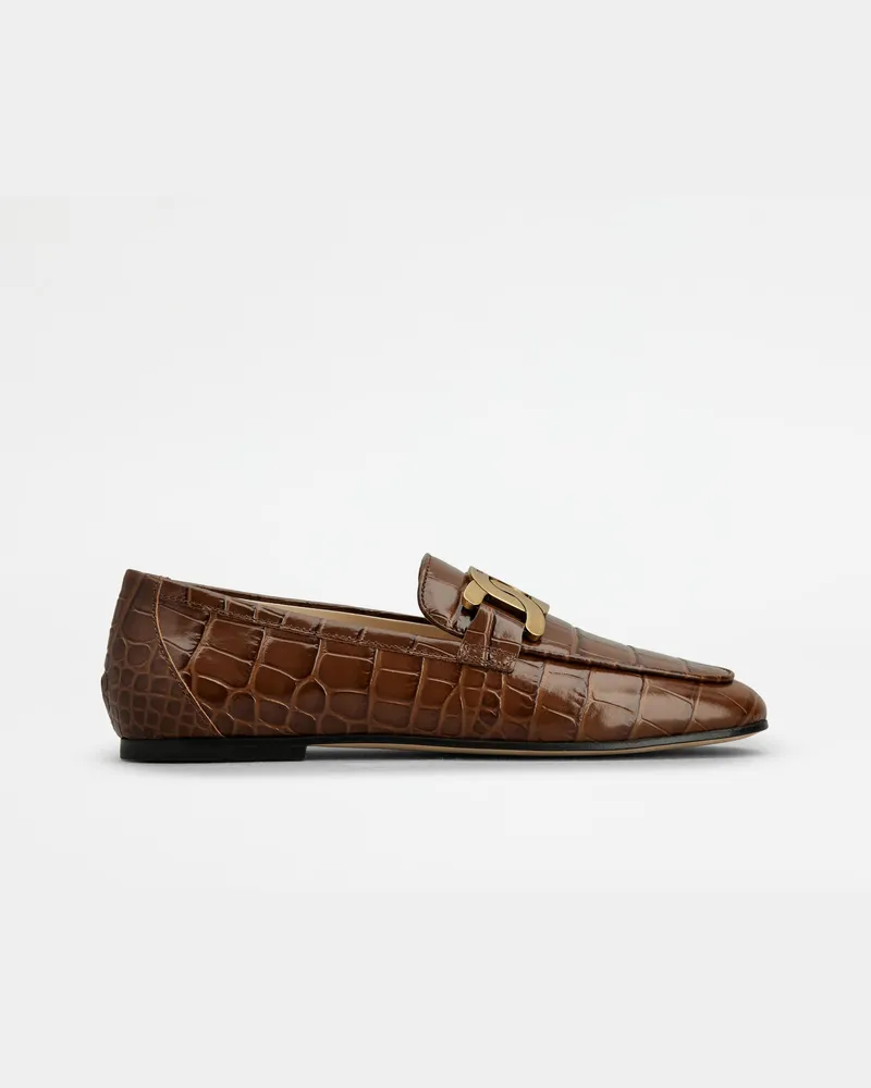 TOD'S Loafers Kate aus Leder, BRAUN Shoes Braun