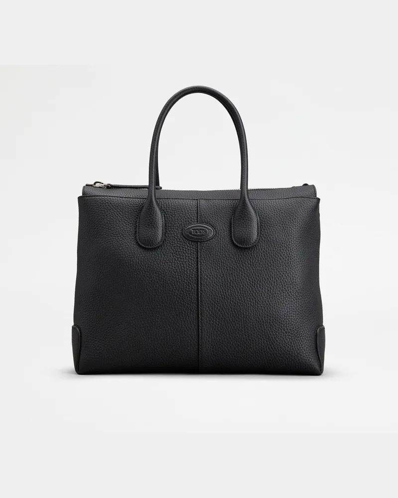 TOD'S Di Bag aus Leder Medium, SCHWARZ,  - Bags Schwarz