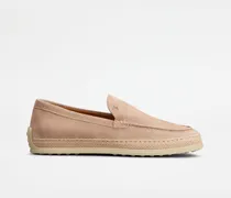 Slipper-Loafers aus Veloursleder, ROSA Shoes