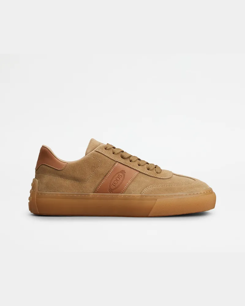 TOD'S Sneakers Tod's aus Veloursleder, BRAUN,BEIGE Shoes Braun