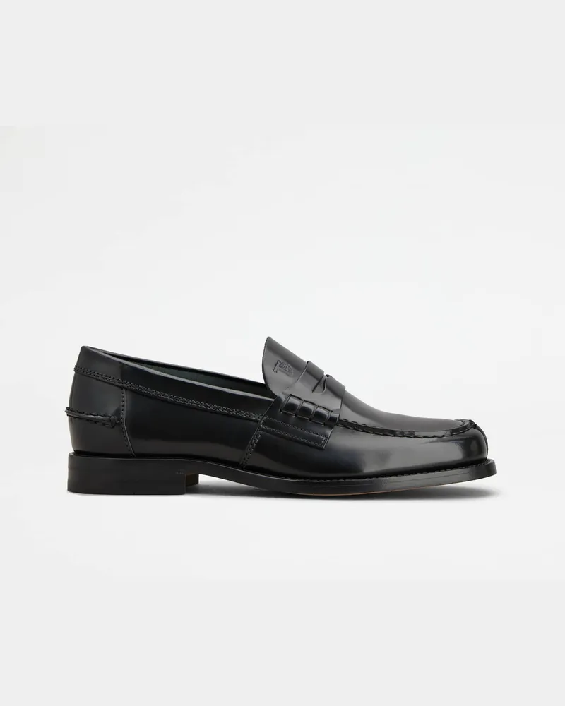 TOD'S Mokassin aus Leder, SCHWARZ Shoes Schwarz