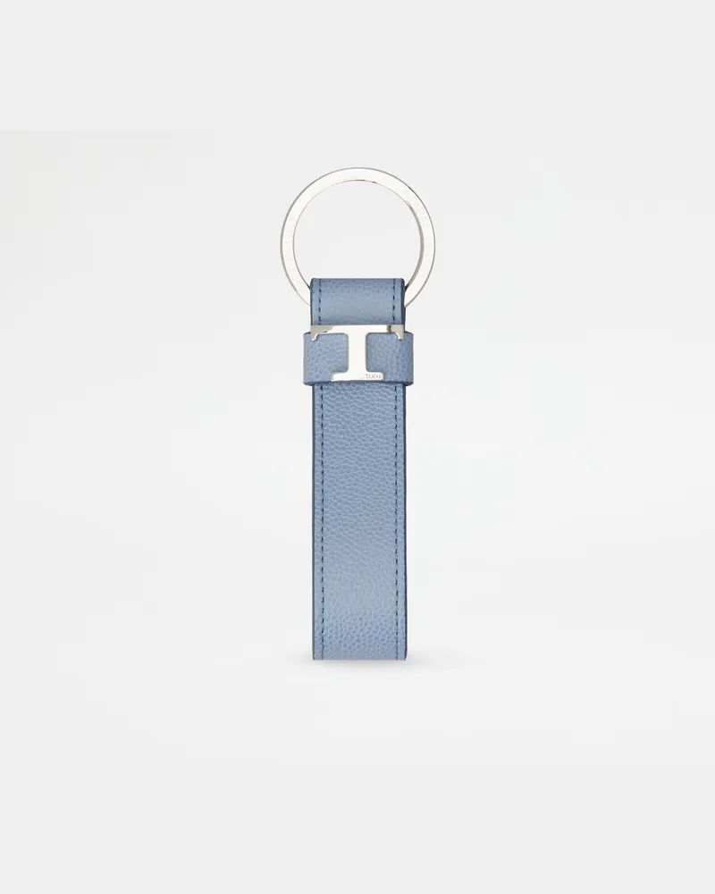 TOD'S Schlüsselanhänger aus Leder, HELLBLAU,  - Wallets Hellblau
