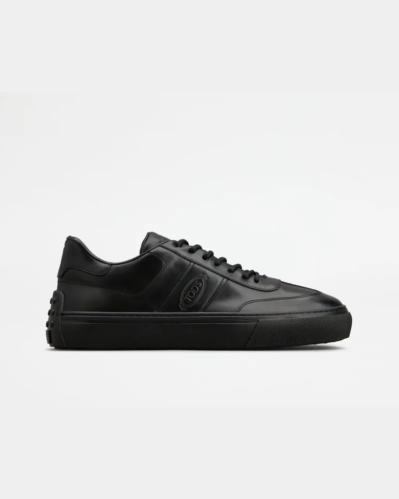 TOD'S Sneakers aus Leder, SCHWARZ Shoes Schwarz