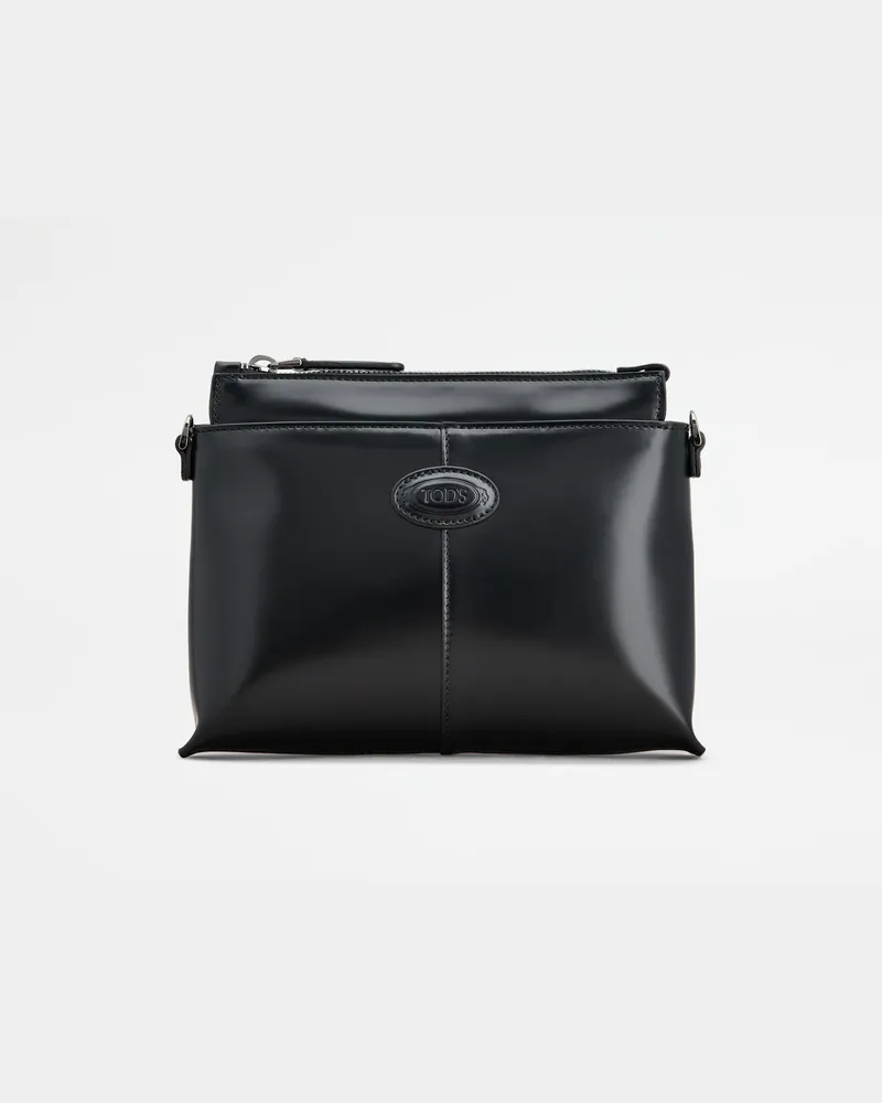 TOD'S Di Bag Umhängetasche aus Leder Mini, SCHWARZ,  - Bags Schwarz