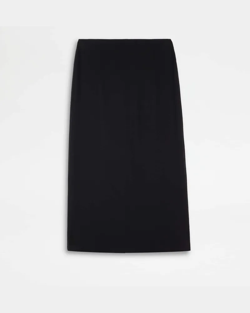 TOD'S Rock aus Seide, SCHWARZ Skirts Schwarz