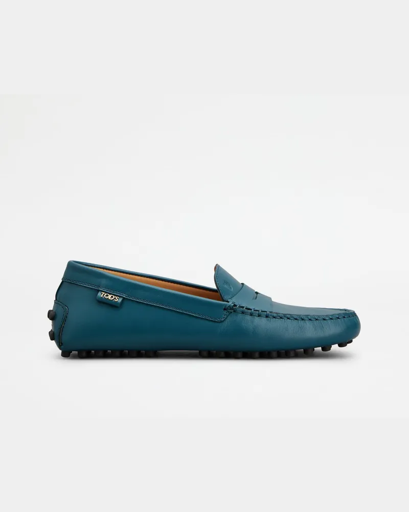 TOD'S Mokassins Gommino aus Leder, GRÜN Shoes Grün