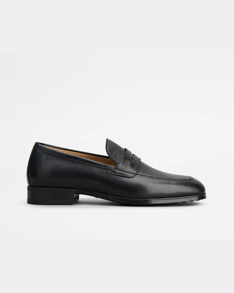 TOD'S Loafers aus Leder, SCHWARZ Shoes Schwarz