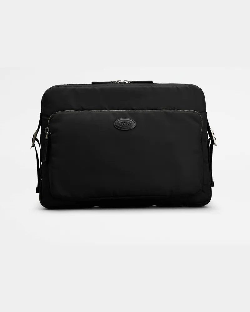 TOD'S Pouch aus Stoff Small, SCHWARZ,  - Bags Schwarz