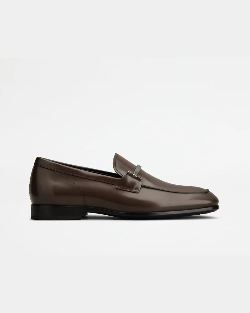 TOD'S Loafers aus Leder, BRAUN Shoes Braun
