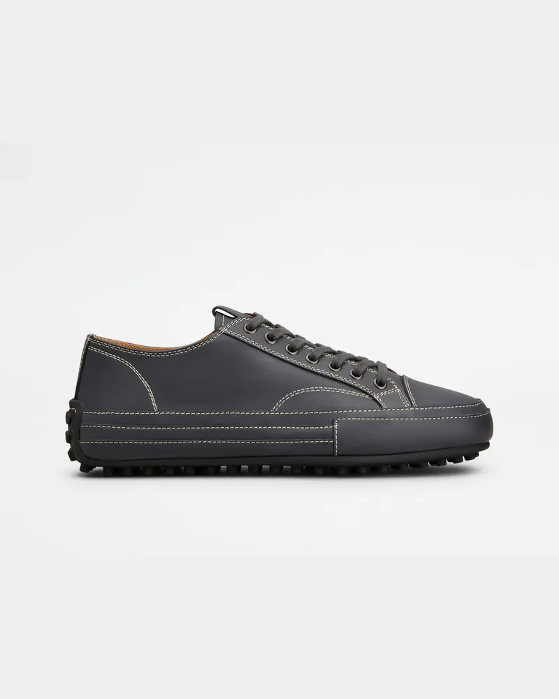 TOD'S Sneakers aus Leder, GRAU Shoes Grau
