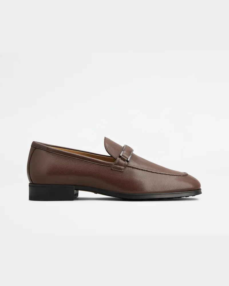 TOD'S Loafers aus Leder, BRAUN Shoes Braun