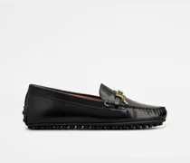 Mokassins City Gommino aus Leder, SCHWARZ Shoes