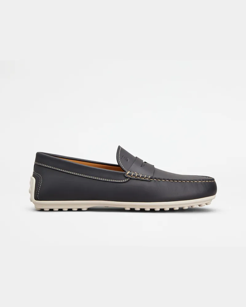 TOD'S Mokassins City Gommino aus Leder, GRAU Shoes Grau