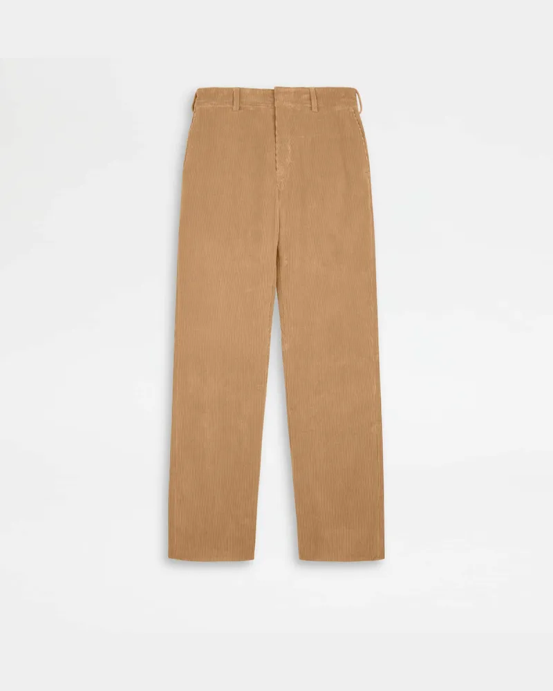 TOD'S Chinohose aus Samt, BEIGE, XX - Trousers Beige