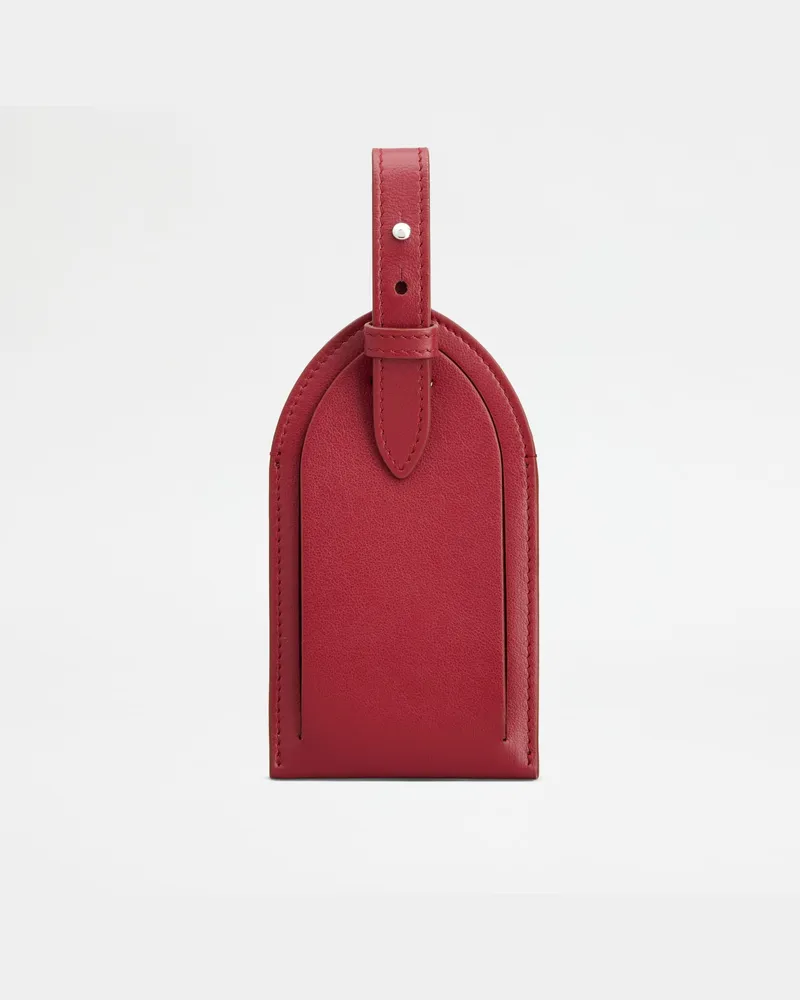TOD'S Adressanhänger aus Leder, ROT,  - Wallets Rot