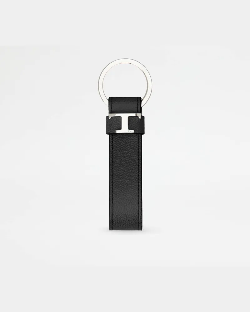 TOD'S Schlüsselanhänger aus Leder, SCHWARZ,  - Wallets Schwarz