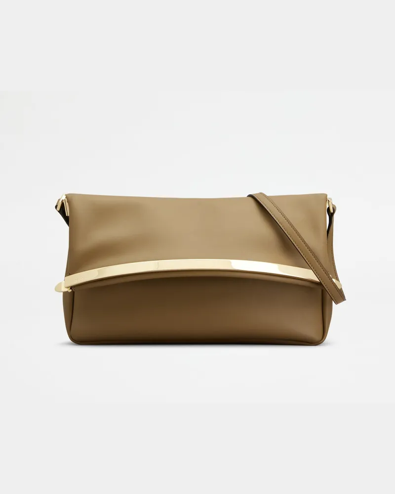 TOD'S Magenta Bag Flap aus Leder Small, BRAUN,  - Bags Braun