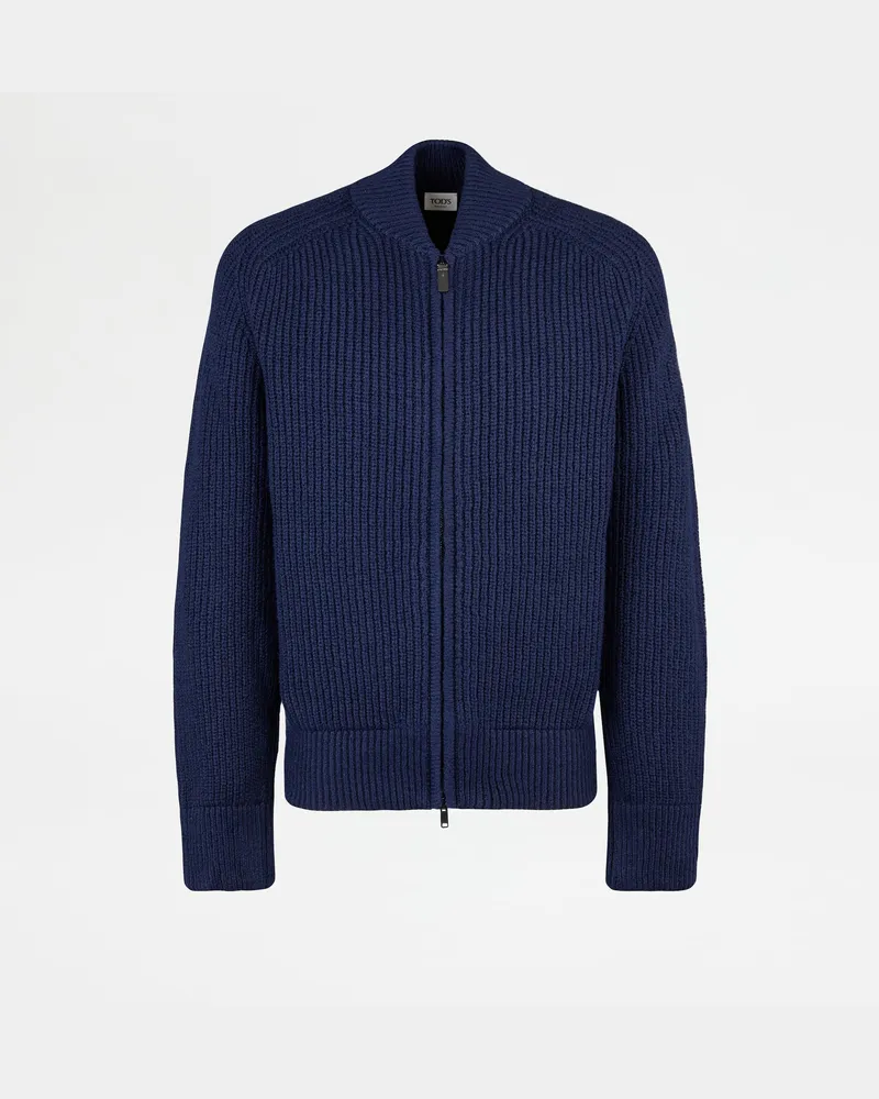 TOD'S Cardigan aus Baumwolle, BLAU Knitwear Blau