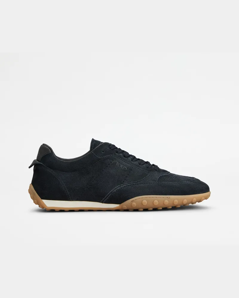 TOD'S Sneakers aus Veloursleder, BLAU Shoes Blau
