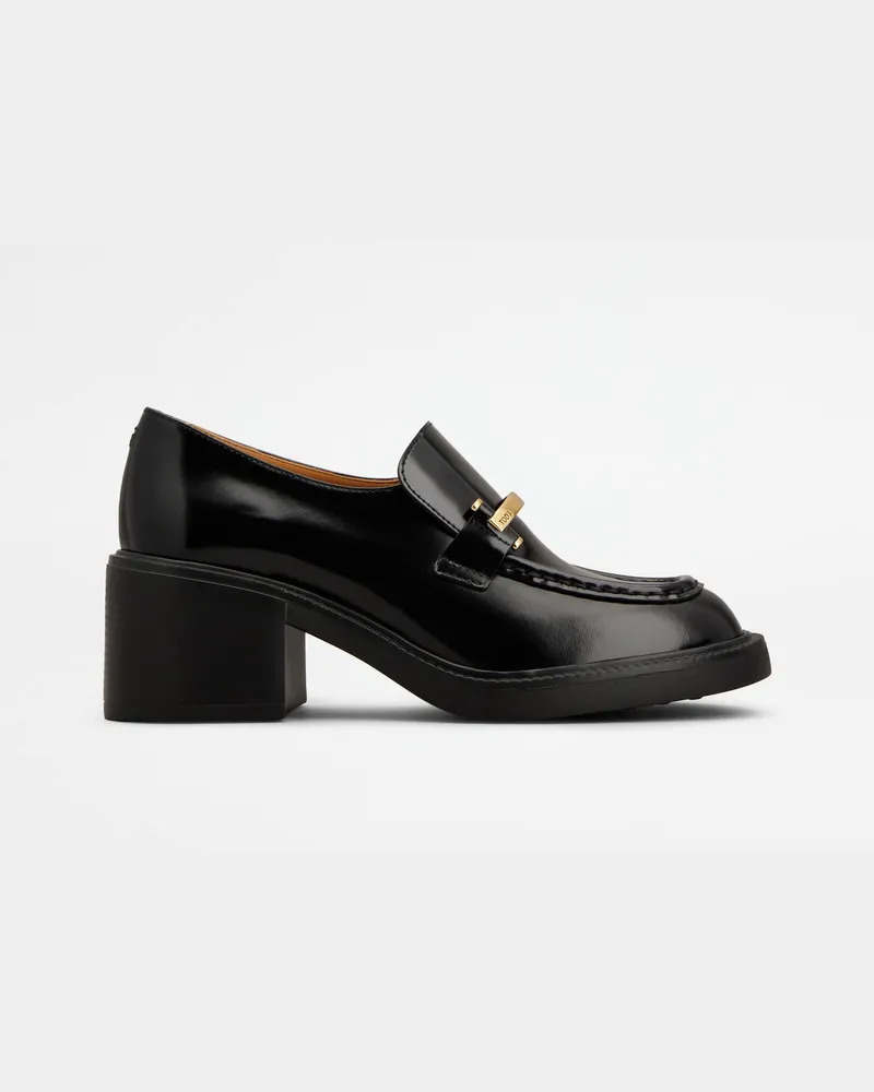 TOD'S Loafers aus Leder, SCHWARZ Shoes Schwarz