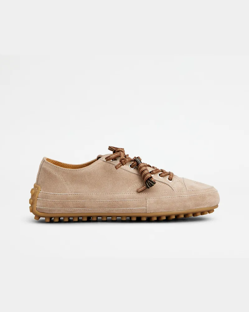 TOD'S Sneakers aus Veloursleder, ROSA Shoes Rosa