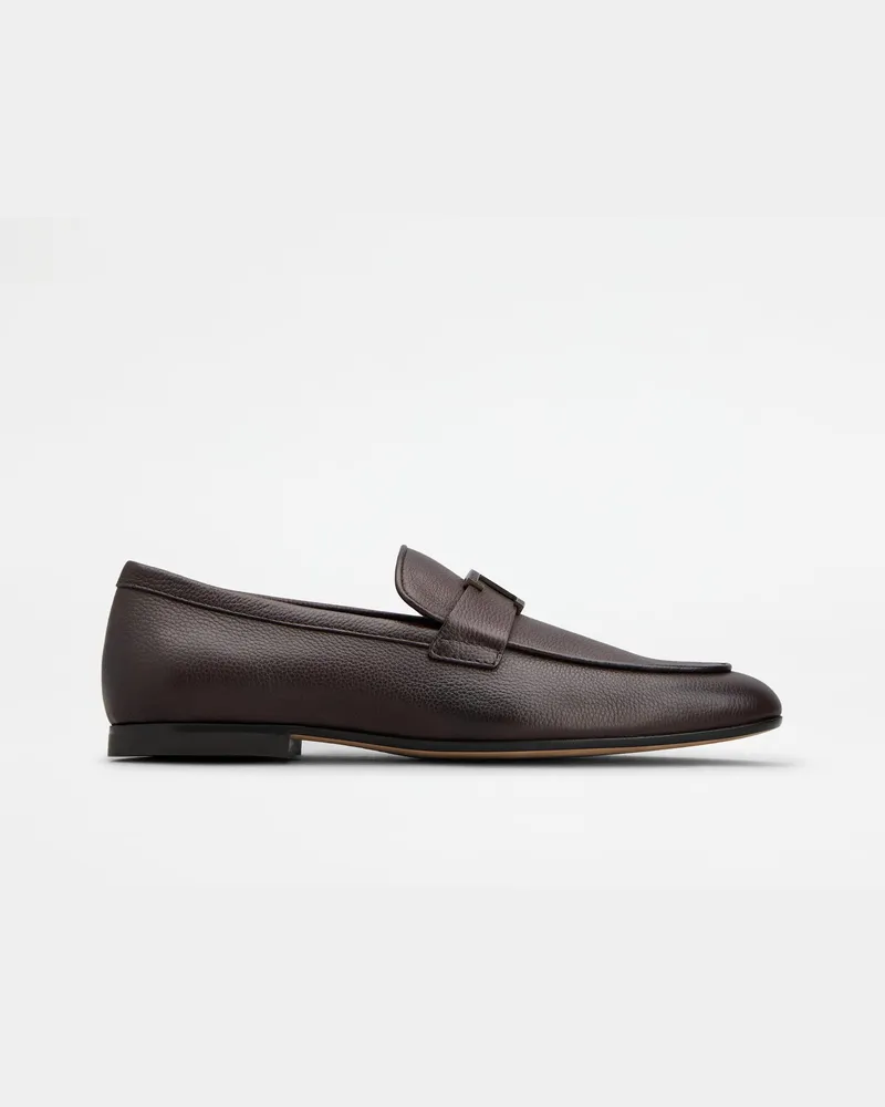 TOD'S Loafers T Timeless aus Leder, BRAUN Shoes Braun